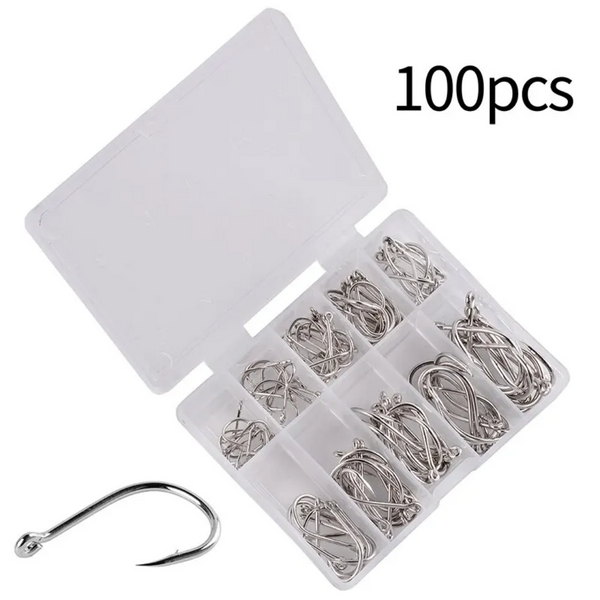 Hooks-100pcs Moray Fishing Co. Hooks-100pcs Moray Fishing Co.