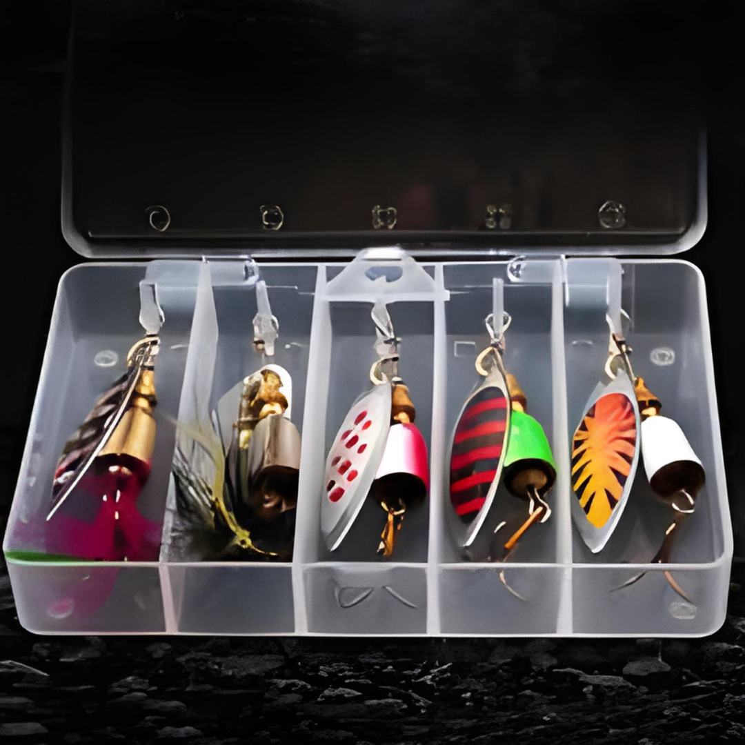 Spinner Fishing Lure Box-5pcs