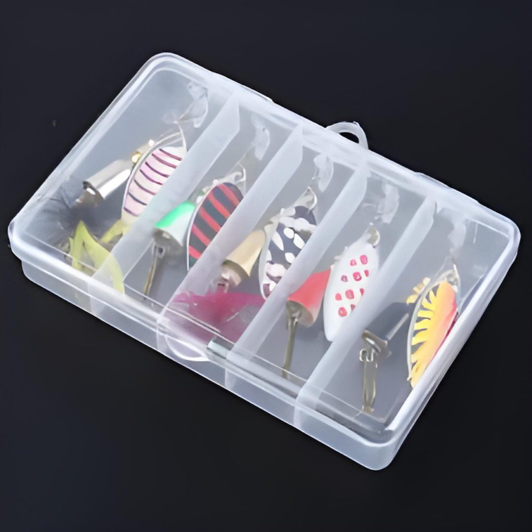 Spinner Fishing Lure Box-5pcs